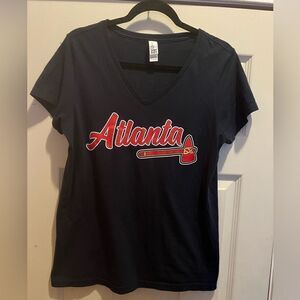 Atlanta Braves Freeman V-Neck Shirt #5
